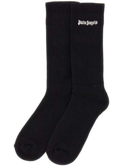 Shop Palm Angels High Socks. In Multicolor