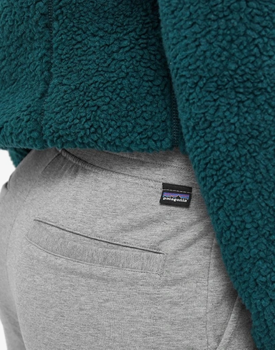 Shop Patagonia Ahnya Logo Joggers Sweatpants In Grey