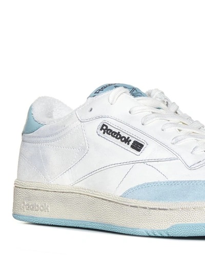 Shop Reebok Sneakers In White Light Blue