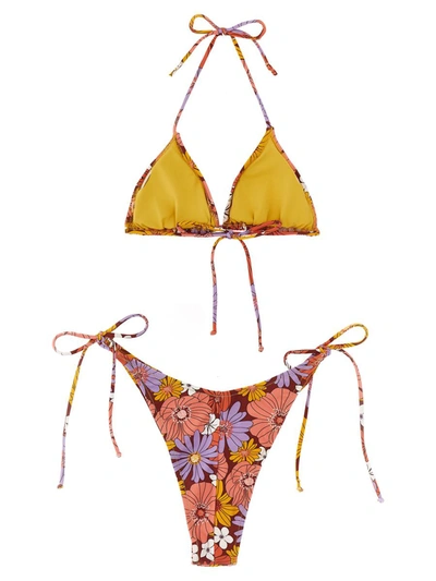 Shop Reina Olga 'susan' Bikini In Multicolor