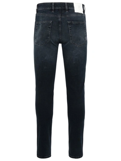 Shop Pt05 Rock Black Cotton Jeans In Blue