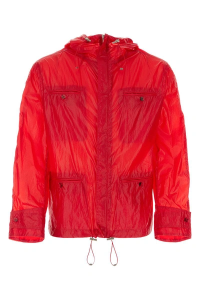 Shop Ferragamo Salvatore  Jackets In Red