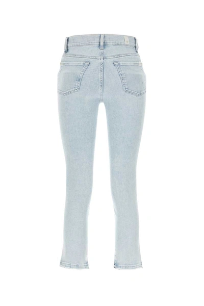 Shop 7 For All Mankind Seven For All Mankind Jeans In Light Blue