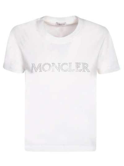 Shop Moncler White Short-sleeve T-shirt
