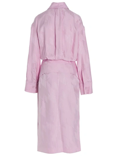 Shop Attico The  'charla' Dress In Pink