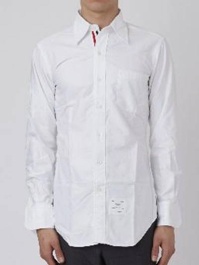 Shop Thom Browne Shirts White