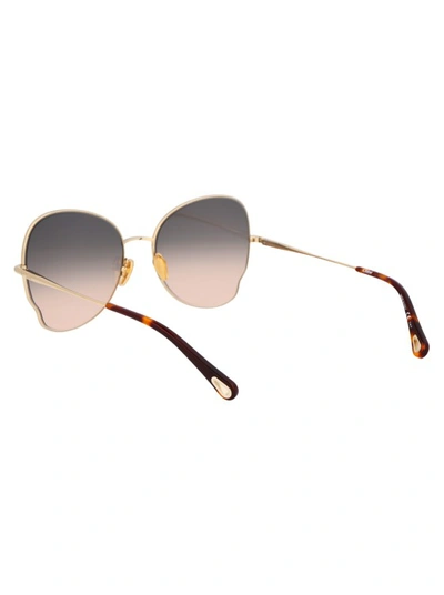 Shop Chloé Ch0094s In Gold