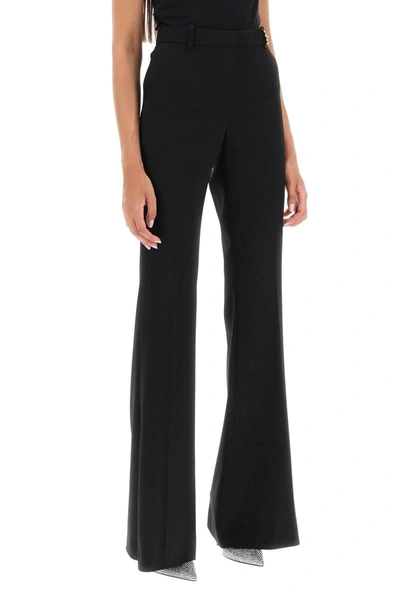 Shop Versace Medusa '95 Flared Trousers In Black