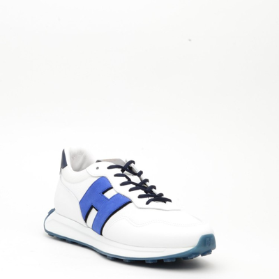 Shop Hogan H601 Sneakers In White Leather