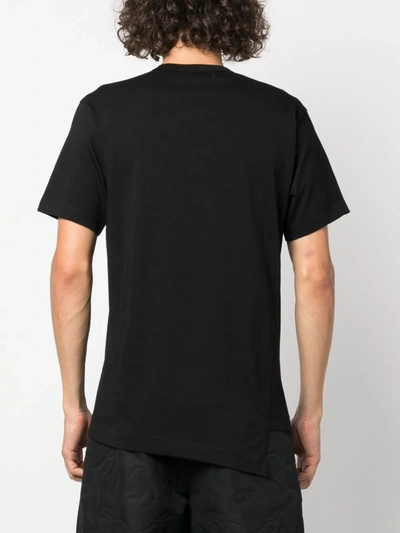 Shop Comme Des Garçons Shirt Comme Des Garcons Shirt X Lacoste Men Small Logo T-shirt In 1 Black