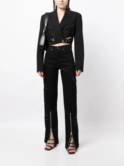 Shop Heliot Emil Women Definite Denim Trousers In Black