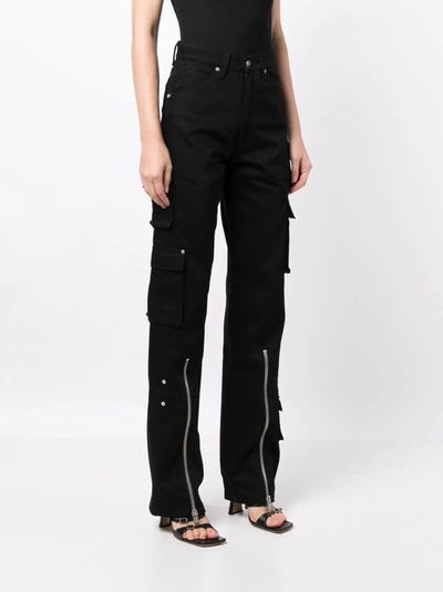 Shop Heliot Emil Women Definite Denim Trousers In Black