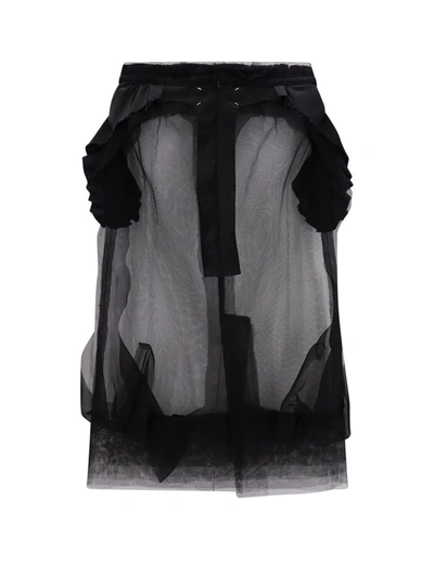 Shop Maison Margiela Skirt In Black