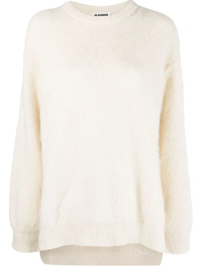 Shop Jil Sander Women Alpaca Blend Sweater In 103 Piuma