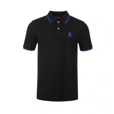 Shop Psycho Bunny Polo In Black