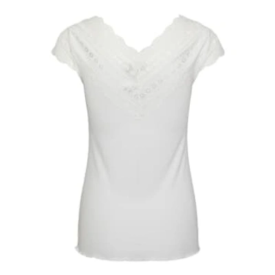 Shop Y.a.s. Yasellina Capsleeve Top In White