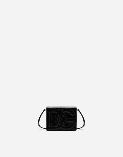 Shop Dolce & Gabbana Small Dg Logo Bag Crossbody Bag In Black