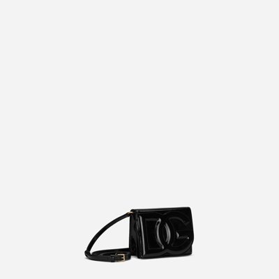 Shop Dolce & Gabbana Small Dg Logo Bag Crossbody Bag In Black