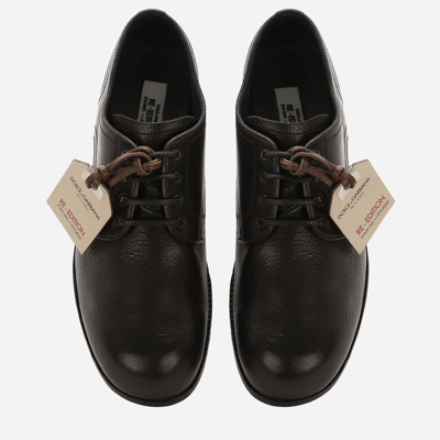 Shop Dolce & Gabbana Leather Derby Shoes In Black