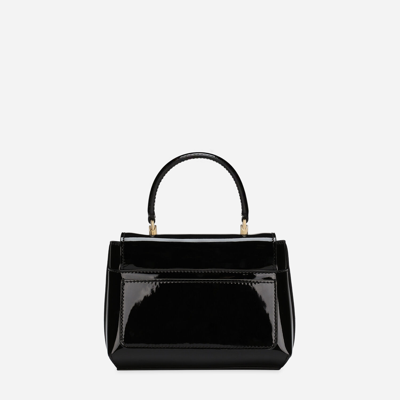 Shop Dolce & Gabbana Dg Logo Bag Top-handle Bag In Black