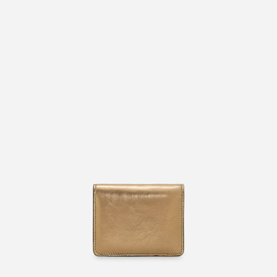 Shop Dolce & Gabbana Dg Logo Continental Wallet In Gold
