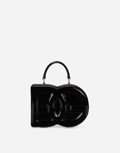Shop Dolce & Gabbana Dg Logo Bag Box Handbag In Black