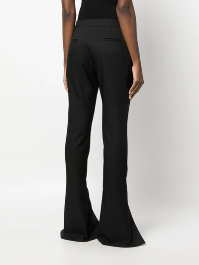 Shop Off-white Women Tech Drill Basic Slim Pants In 1010 Black Black
