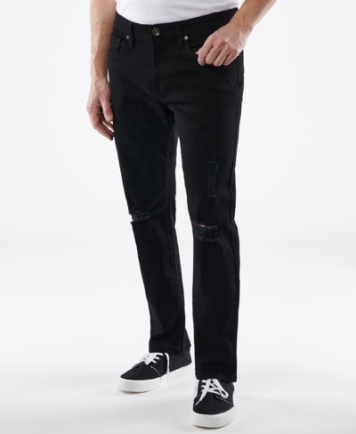 Shop Lazer Men's Slim Fit Jeans In Black