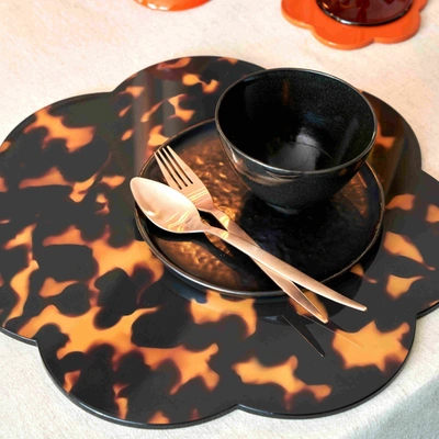 Addison Ross Faux Tortoiseshell Placemat - Set Of 4