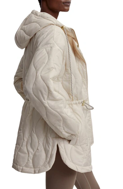 Shop Varley Caitlin Quilted Jacket In Whitecap Grey