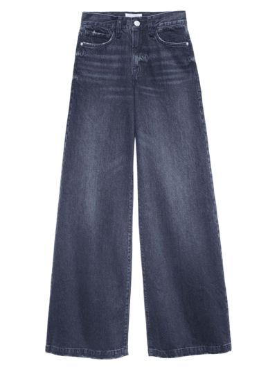 Shop Frame Women's Le Baggy Palazzo Wide-leg Jeans In Pompeii Grind