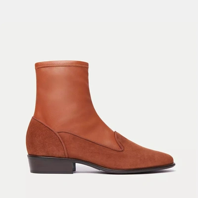 Shop Charles Philip Brown Leather Boot