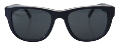 Shop Dolce & Gabbana Blue Dg4284 Plastic Full Rim Mirror Lens Sunglasses