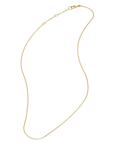 Shop Annoushka Women's 18k Yellow Gold Belcher Chain/16-18"