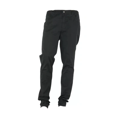 Shop Made In Italy Black Cotton Trousers