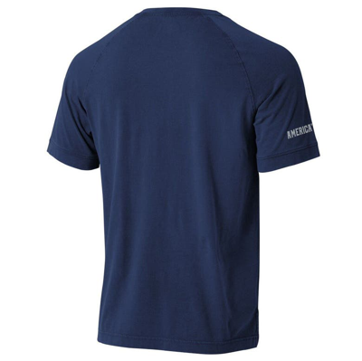 Shop Nfl X Darius Rucker Collection By Fanatics Navy Dallas Cowboys Washed Raglan Henley T-shirt