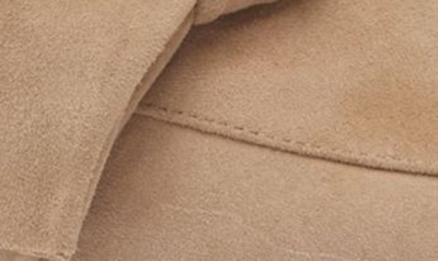 Koko + Palenki Quantum Pointed Toe Mule In Camel Suede