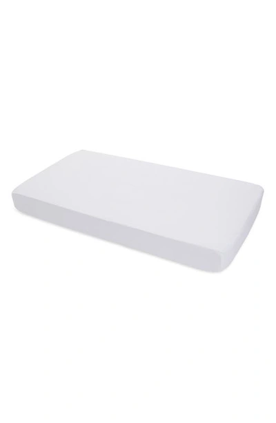 Little Unicorn Cotton Muslin Crib Sheet In White