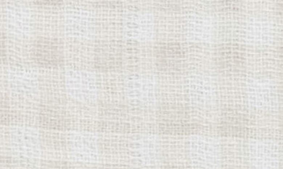 Little Unicorn Cotton Muslin Crib Sheet In Tan Gingham