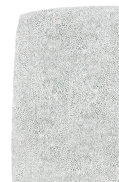 Little Unicorn Cotton Muslin Crib Sheet In Green Seed