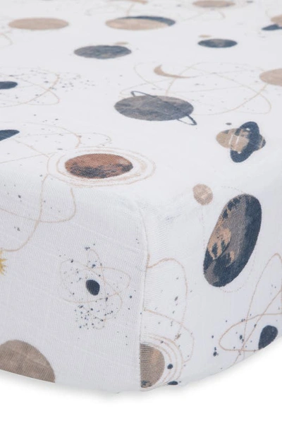 Little Unicorn Cotton Muslin Crib Sheet In Planetary