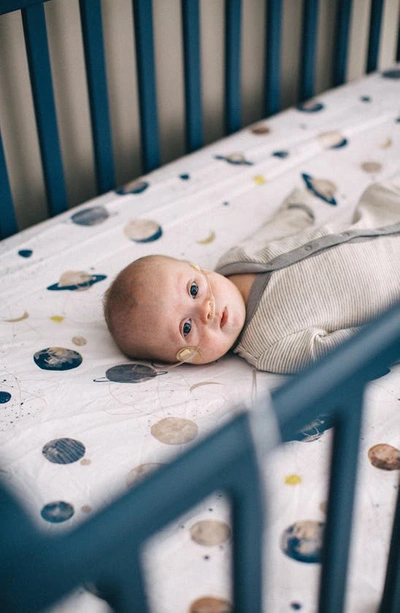 Little Unicorn Cotton Muslin Crib Sheet In Planetary
