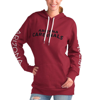 Shop G-iii 4her By Carl Banks Cardinal Arizona Cardinals Extra Inning Pullover Hoodie