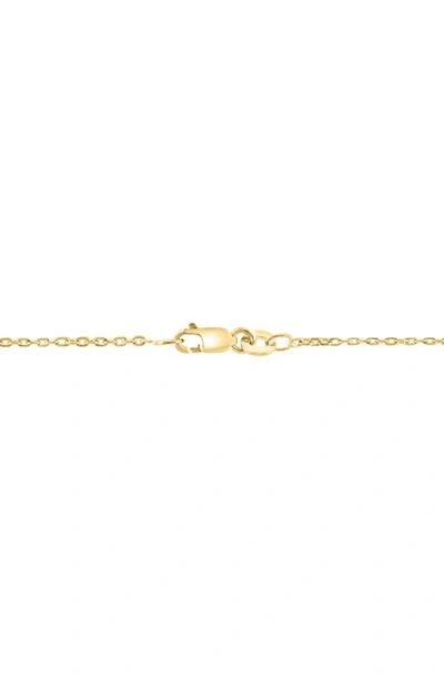 Shop Effy Two-tone Pavé Diamond Oval Pendant Necklace In Yellow Gold
