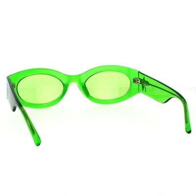 Shop Attico The  Sunglasses In Green