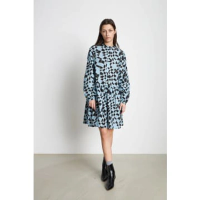 Shop Stella Nova - Mini Cotton Dress With All Over Print Marabella