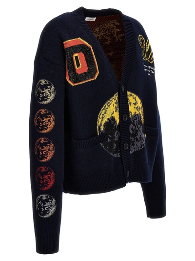 Shop Off-white Cristy Moon Phase Sweater, Cardigans Blue