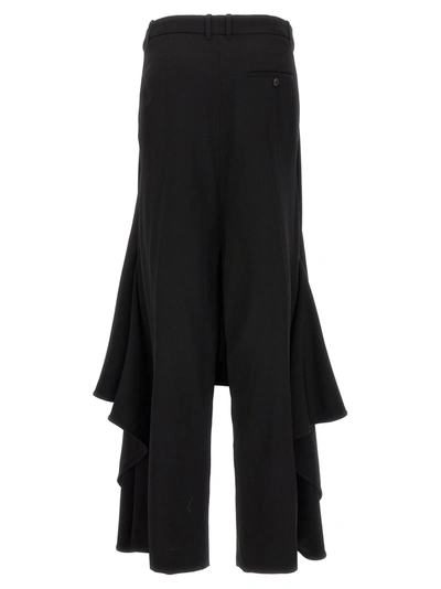 Shop Balenciaga Deconstructed Godet Skirts Black