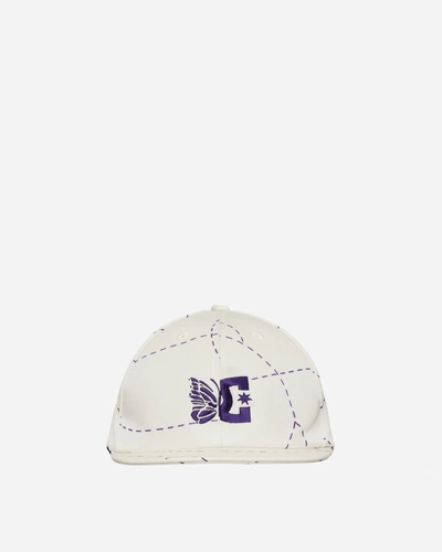 Shop Needles Dc Shoes Baseball Cap Ivory In White
