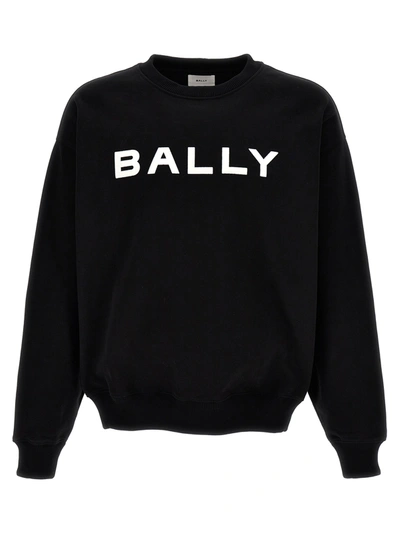 Shop Bally Logo Sweatshirt Black